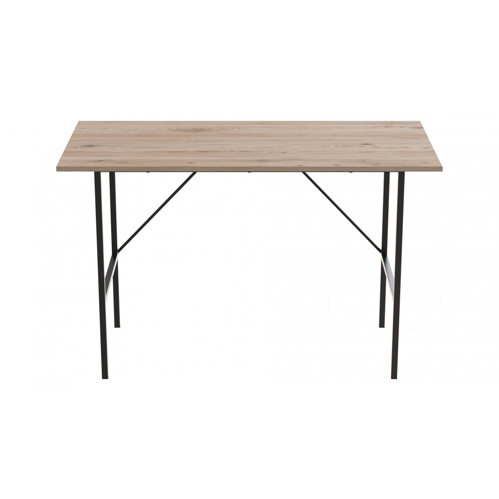 Стол письменный Line Тайм Ferrum-decor 750x1000x600 Черный металл ДСП Дуб Сан-Марино 16 мм (FRD-104872)