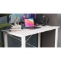 Письменный стол Ferrum-decor Драйв 750x1000x700 Белый металл ДСП Белое 16 мм (FRD-103164)