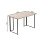 Компьютерный стол Ferrum-decor Ханна 75x120x60 черный ДСП Дуб Сан-Марино 16мм (FRD-103484)