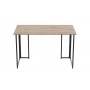 Компьютерный стол Ferrum-decor Ханна 75x140x70 черный ДСП Дуб Сан-Марино 16мм (FRD-103524)