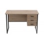 Компьютерный стол Ferrum-decor Гарри 75x120x60 черный ДСП Дуб Сан-Марино 16мм (FRD-103534)