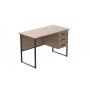 Компьютерный стол Ferrum-decor Гарри 75x140x60 черный ДСП Дуб Сан-Марино 16мм (FRD-103544)