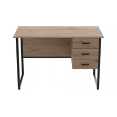 Компьютерный стол Ferrum-decor Гарри 75x120x70 черный ДСП Дуб Сан-Марино 16мм (FRD-103554)