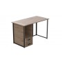 Компьютерный стол Ferrum-decor Отто 75x140x60 черный ДСП Дуб Сан-Марино 16мм (FRD-103584)