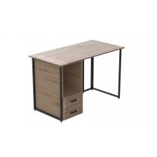 Компьютерный стол Ferrum-decor Отто 75x120x70 черный ДСП Дуб Сан-Марино 16мм (FRD-103594)