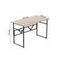 Компьютерный стол Ferrum-decor Раян 75x120x60 черный ДСП Дуб Сан-Марино 16мм (FRD-103684)