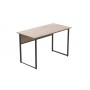 Компьютерный стол Ferrum-decor Коди 75x120x60 черный ДСП Дуб Сан-Марино 16мм (FRD-103744)