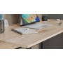 Компьютерный стол Ferrum-decor Коди 75x120x60 черный ДСП Дуб Сан-Марино 16мм (FRD-103744)