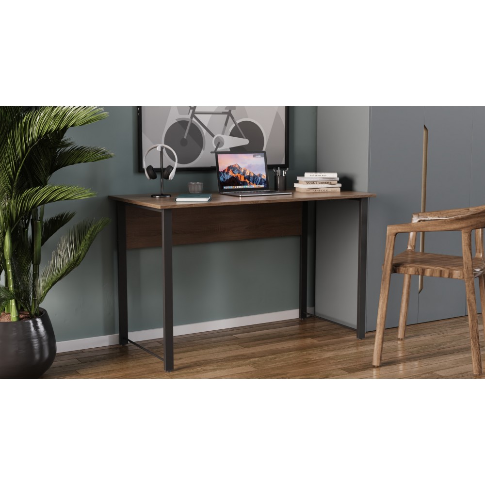 Компьютерный стол Ferrum-decor Раян 75x100x70 черный ДСП Дуб Сан-Марино 16мм (FRD-103704)
