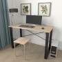 Письменный стол Ferrum-decor Драйв 750x1200x700 Черный металл ДСП Дуб Сонома 16 мм (FRD-103174)