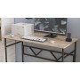 Компьютерный стол Ferrum-decor Раян 75x140x60 черный ДСП Дуб Сан-Марино 16мм (FRD-103694)