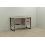 Компьютерный стол Ferrum-decor Гарри 75x120x60 черный ДСП Дуб Сан-Марино 16мм (FRD-103534)