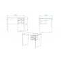 Стол компьютерный Винсент Ferrum-decor 750x1200x600 ДСП Белое 16 мм (FRD-104794)