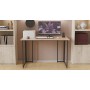 Компьютерный стол Ferrum-decor Ханна 75x120x70 черный ДСП Дуб Сан-Марино 16мм (FRD-103514)