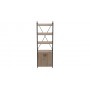 Етажерка 4/60 Ferrum-decor Серії Конект з тумбою 179x60x28 Чорний ДСП Сан-Марино (FRD-104485)