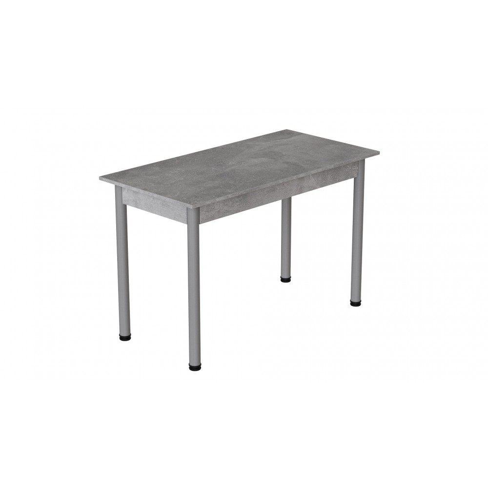 Стіл кухонний Ferrum-decor Беніта 75x120x60 Сірий ДСП Бетон 16мм (FRD-105565)