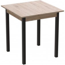 Стол кухонный Ferrum-decor Диего 75x80x80 Черный ДСП Сан-Марино 16мм (FRD-105655)