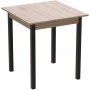 Стол кухонный Ferrum-decor Диего 75x80x80 Черный ДСП Сан-Марино 16мм (FRD-105655)