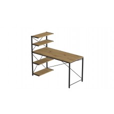 Компьютерный стол Ferrum-decor Джек 75x140x60 Черный ДСП Артизан (FRD-104405)