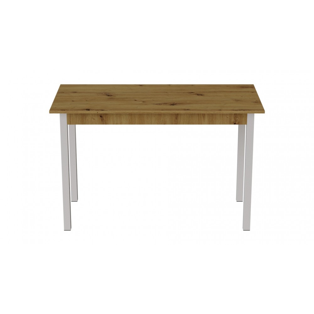Стол кухонный Ferrum-decor Марио 75x120x80 Белый ДСП Дуб Артизан 16мм (FRD-105735)