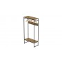 Вешалка напольная модульная Ferrum-decor Трелис 14 180x90x38 черный ДСП Дуб Артизан 16мм (FRD-104345)
