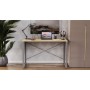 Письменный стол Ferrum-decor Серии Конект 75x120x600 серый ДСП Дуб Артизан 16мм (FRD-104215)