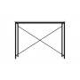 Стол письменный Line Лайт Ferrum-decor 750x1000x500 Черный металл ДСП Белое 16 мм (FRD-104836)