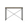 Стол письменный Line Лайт Ferrum-decor 750x1000x600 Черный металл ДСП Дуб Сонома 16 мм (FRD-104846)