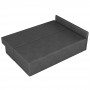 Кутовий диван ортопедичний iSmart MORRO єврокнижка 198x140 см (матрац Pocket spring) графіт Laura 15 (ISM-051325)