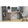 Стол письменный Line Лайт Ferrum-decor 750x1000x500 Черный металл ДСП Дуб Сан-Марино 16 мм (FRD-104837)