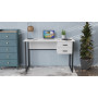 Письменный стол Ferrum-decor Гарри 75x140x60 серый ДСП Дуб Сонома 16мм (FRD-101462)