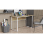 Письменный стол Ferrum-decor Коди 75x120x60 белый ДСП Дуб Сонома 16мм (FRD-101192)