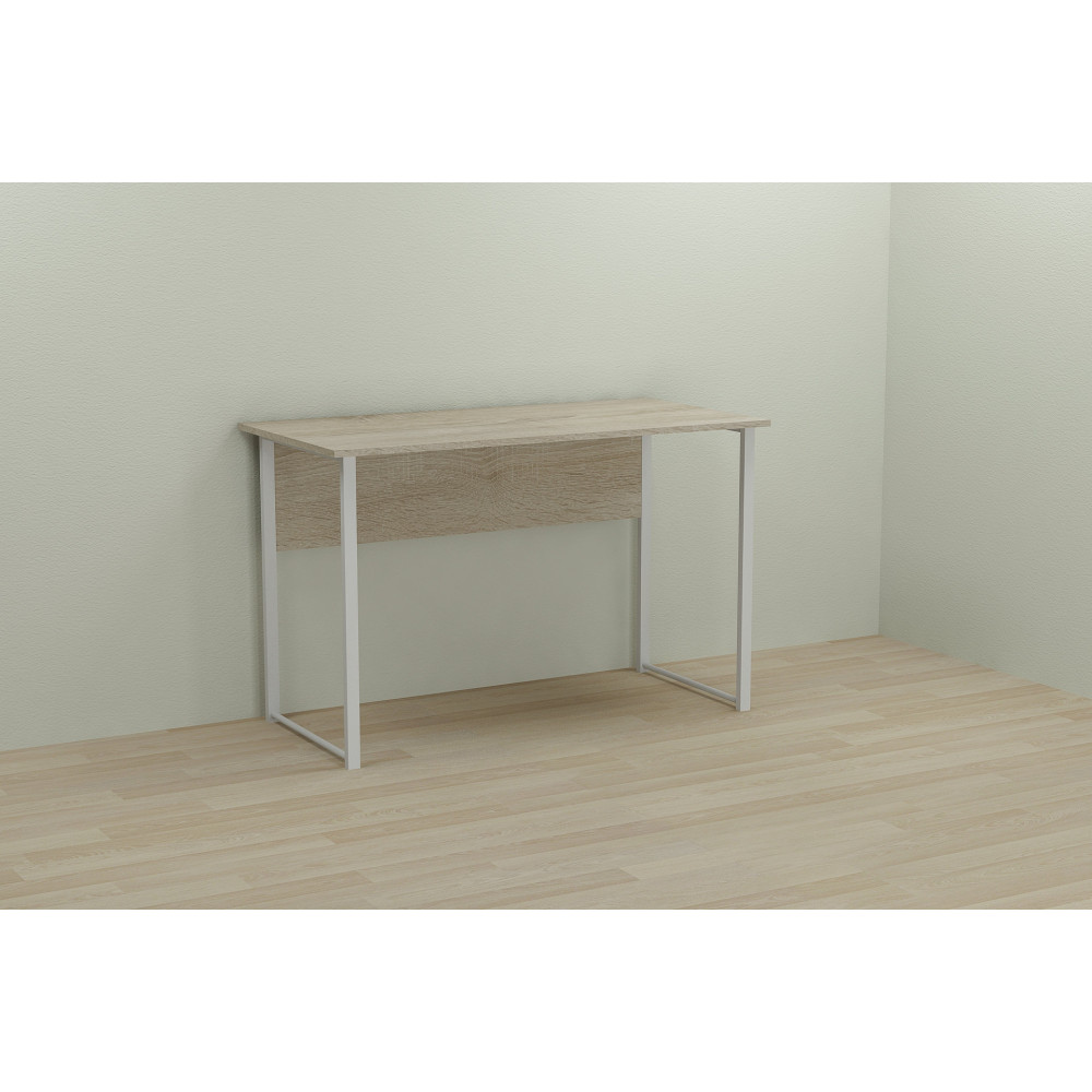 Письменный стол Ferrum-decor Курт 76x100x60 белый ДСП Дуб Сонома 32мм (FRD-102202)