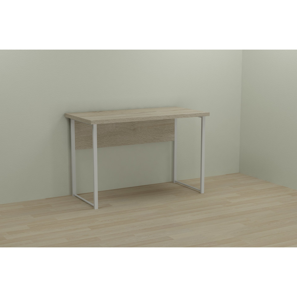 Письменный стол Ferrum-decor Курт 76x120x60 белый ДСП Дуб Сонома 32мм (FRD-102212)