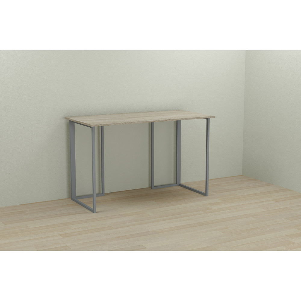 Письменный стол Ferrum-decor Ханна 75x120x60 серый ДСП Дуб Сонома 16мм (FRD-101402)