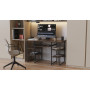 Письменный стол Ferrum-decor Скай 75x120x60 серый ДСП Дуб Сонома 16мм (FRD-101542)
