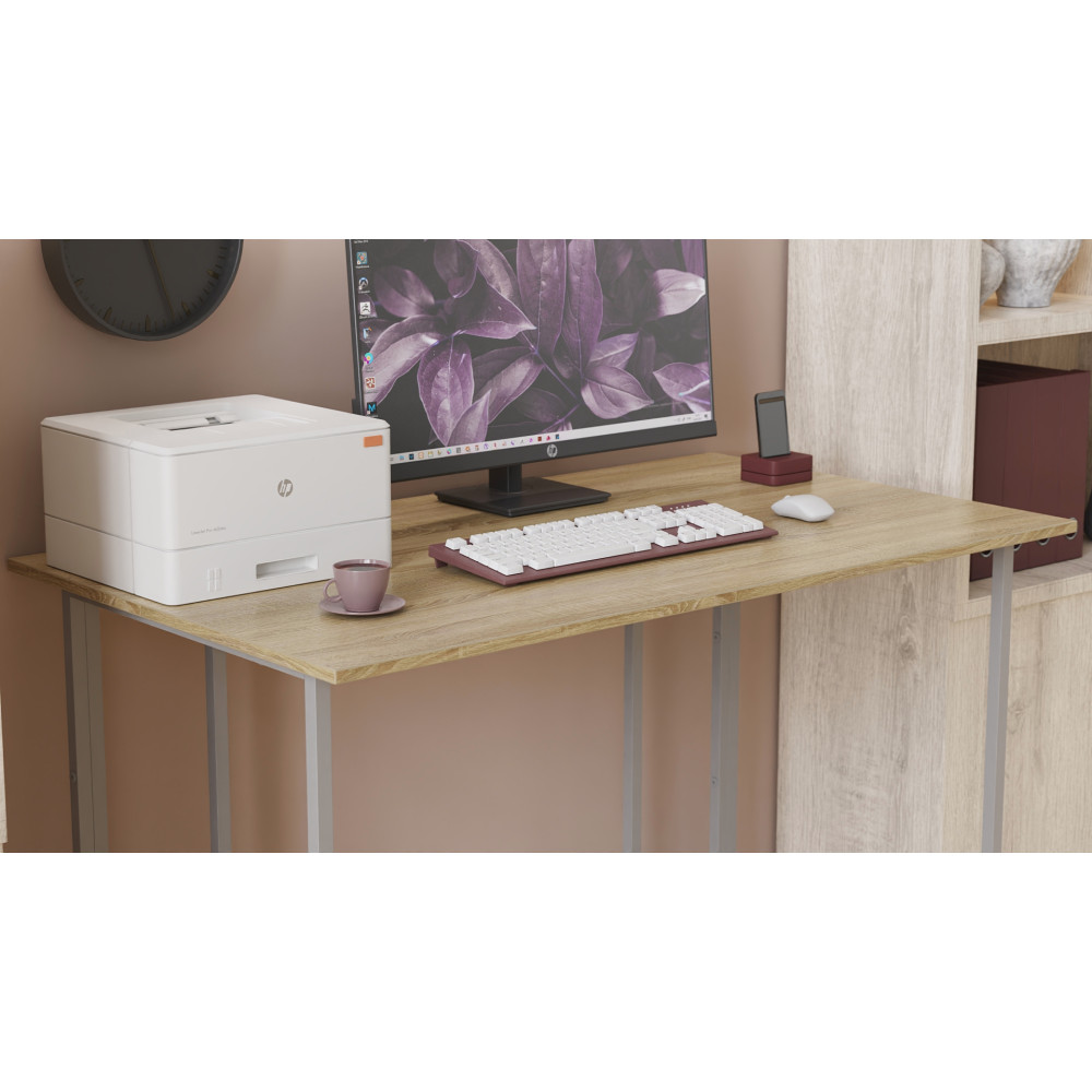 Письменный стол Ferrum-decor Ханна 75x120x60 серый ДСП Дуб Сонома 16мм (FRD-101402)