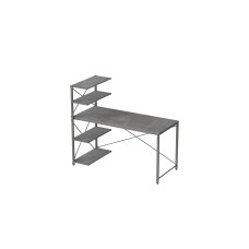 Компьютерный стол Ferrum-decor Джек 75x140x70 Серый ДСП Бетон (FRD-105321)