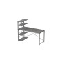 Компьютерный стол Ferrum-decor Джек 75x140x70 Серый ДСП Бетон (FRD-105321)