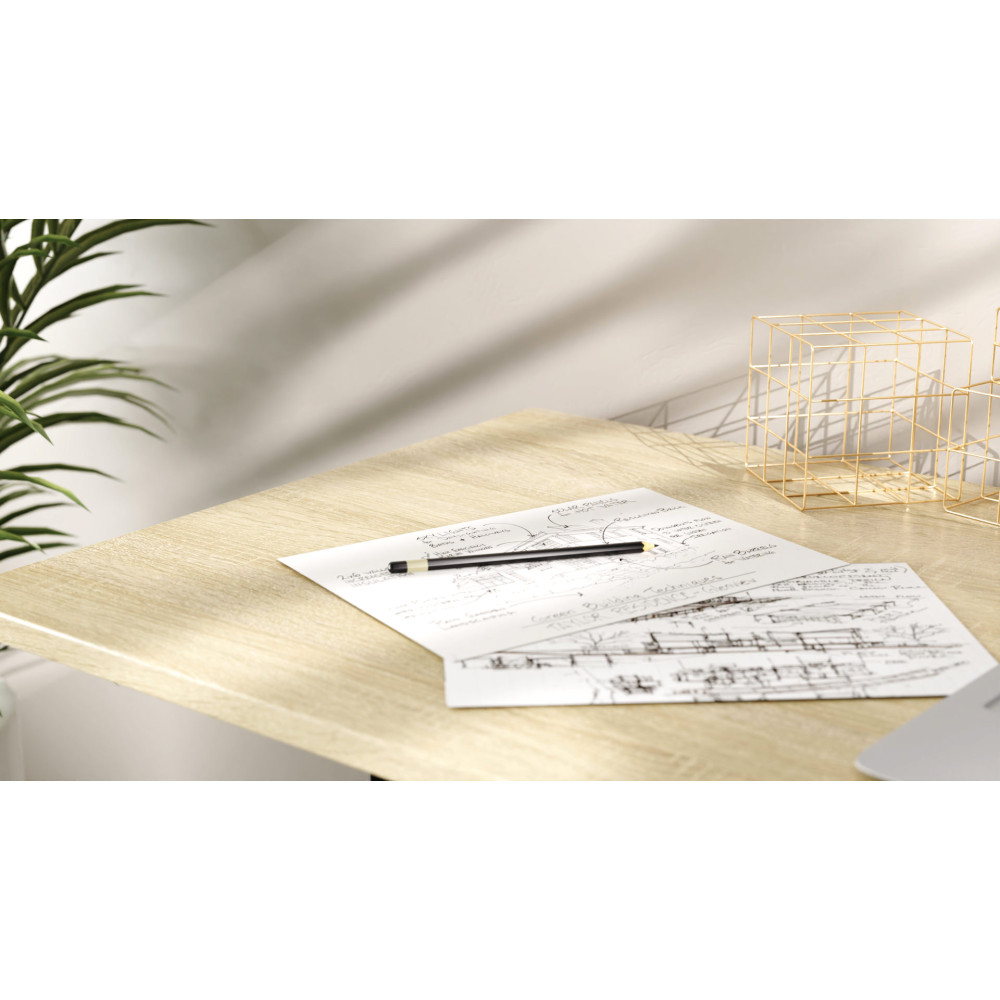 Стол-книжка трансформер Спайдер Ferrum-decor 750x1150x880 Черный металл ДСП Дуб Сонома 16 мм (FRD-105091)