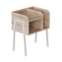 Тумба модульна Ferrum-decor Амелі 540x450x320 метал Білий ДСП Дуб Сан-Марино 16 мм (FRD-103012)