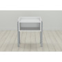Тумба модульна Ferrum-decor Джузі 540x450x320 метал Сірий ДСП Біле 16 мм (FRD-102982)