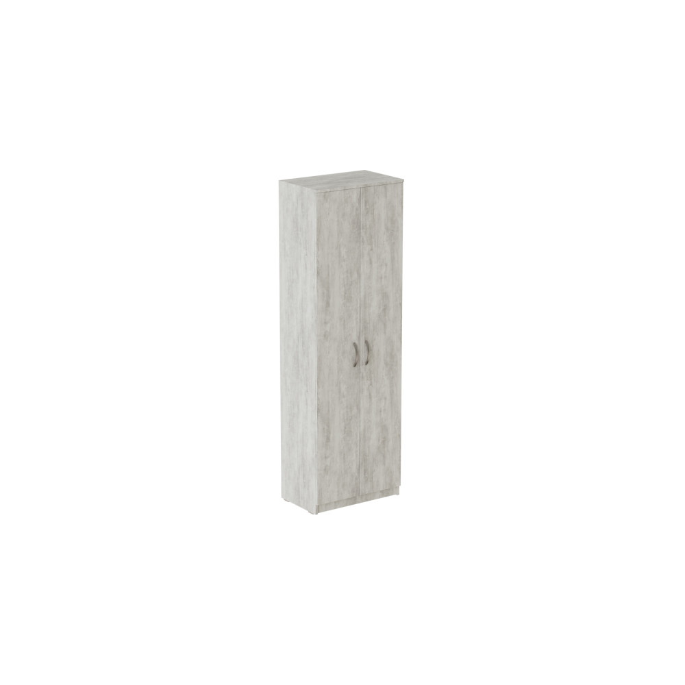 Шкаф Анжело Ferrum-decor на 5 полок 2 двери 1900x600x380 ДСП Бетон 16 мм (FRD-104982)