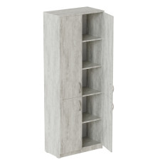 Шафа Анжело Ferrum-decor на 5 полиць із 4 дверима 1900x700x380 ДСП Бетон 16 мм (FRD-105042)