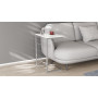 Столик приставной Терри Ferrum-decor 650x440x330 Серый металл ДСП Белое 16 мм (FRD-104662)