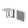 Стіл-книга трансформер Оріон 1 Ferrum-decor 750x810x730 Чорний метал ДСП Бетон 16 мм (FRD-104603)