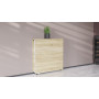Стіл-книга трансформер Оріон 2 Ferrum-decor 750x1520x730 Білий метал ДСП Дуб Сонома 16 мм (FRD-104593)
