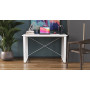 Письменный стол Ferrum-decor Драйв 750x1200x700 Белый металл ДСП Белое 16 мм (FRD-103185)