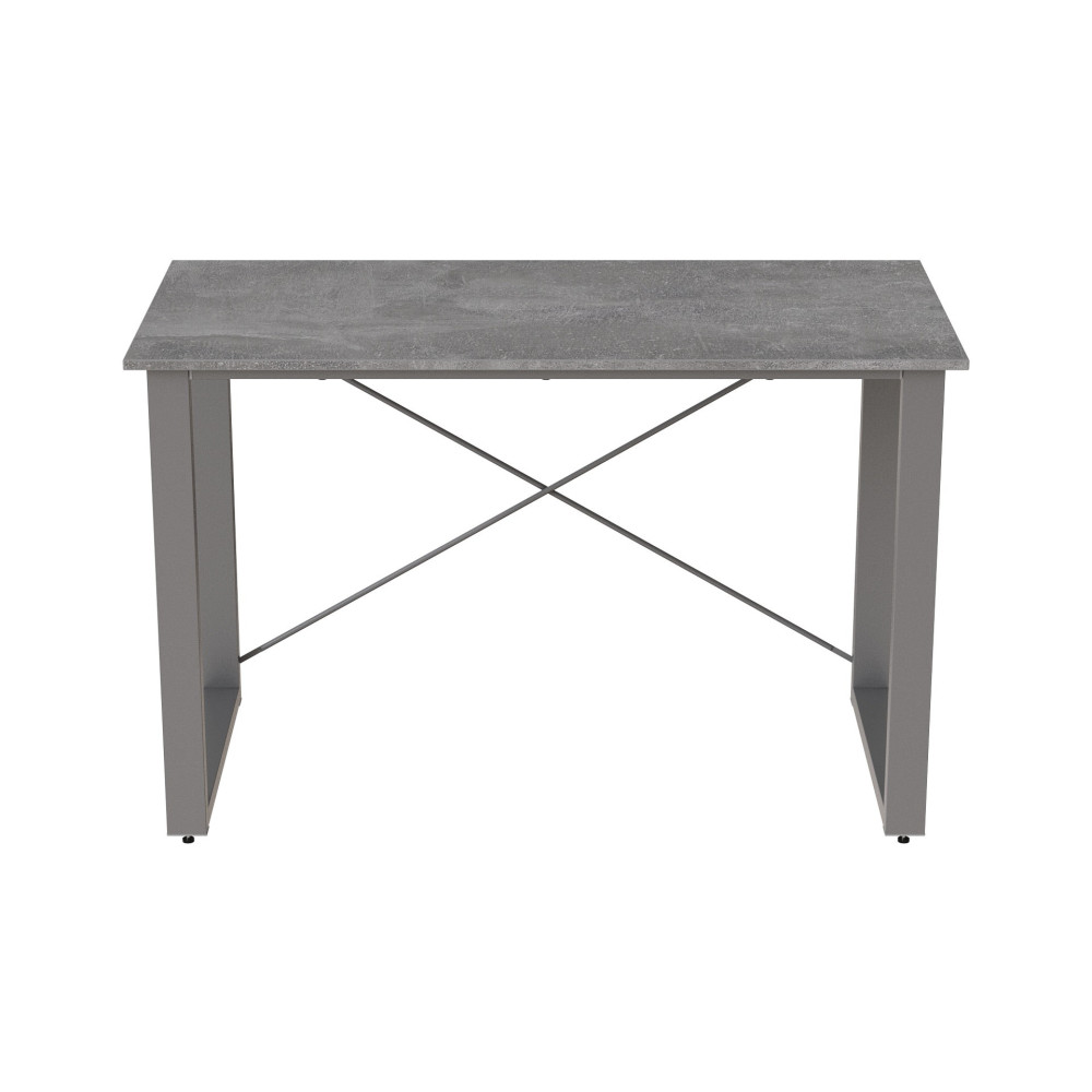 Письменный стол Ferrum-decor Драйв 750x1400x700 Серый металл ДСП Бетон 16 мм (FRD-103205)
