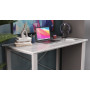 Письменный стол Ferrum-decor Драйв 750x1400x700 Серый металл ДСП Бетон 16 мм (FRD-103205)
